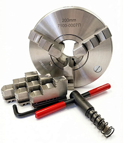 Патрон токарный 3х-кулачковый d200 №3-200.07.214 (7100-0007) SN-TOOLS