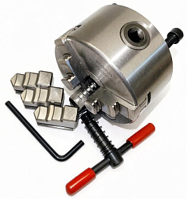 Патрон токарный 3х-кулачковый d100 №3-100.02.01 (7100-0002) SN-TOOLS