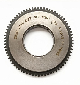 Долбяк зуборезный дисковый м1 20 град. Z72 кл А Р6М5 d0 72 2530-1019