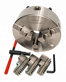 Патрон токарный 3х-кулачковый d250 №3-250.09.234 шаг 9 (7100-0009) SN-TOOLS