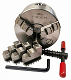 Патрон токарный 3х-кулачковый d100 №3-100.02.01 (7100-0002) SN-TOOLS