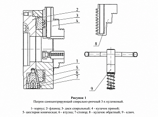Патрон токарный 3х-кулачковый d250 №3-250.35.234В БелТАПАЗ